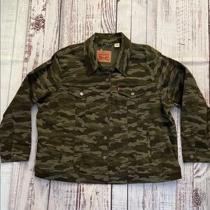 Levi's Camouflage Jean Jacket 3X NWOT